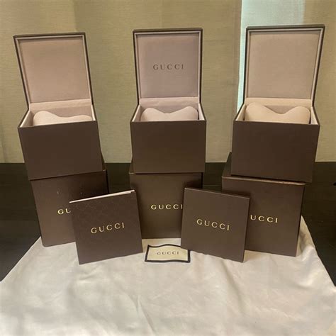 gucci watch boxes|Gucci watch gold plated.